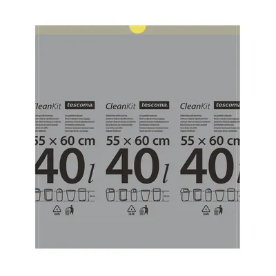Produktbild von Zugband-Müllbeutel CLEAN KIT 40 l, 15 St.