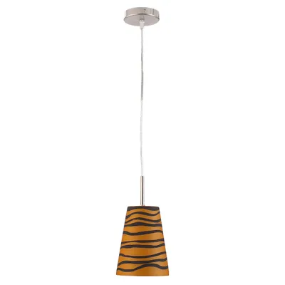 Imagen del producto de Lámpara colgante FESSTINA, 1xE27/40W, marrón/negro, L: 138, H: 1005, regulable
