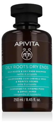 Immagine prodotto di Apivita Oily, Shampoo regolatore per capelli grassi con punte secche, 250 ml