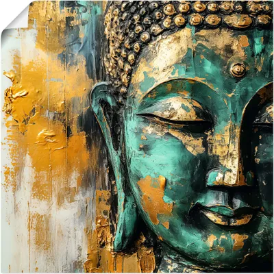 Produktbild von ARTland Poster Budda Größe: 50x50 cm