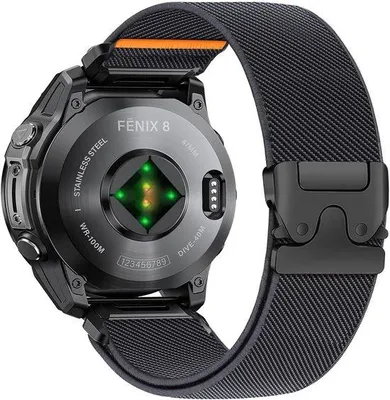 Productafbeelding van 22 mm Quickfit elastische band - nylon sportband - voor Garmin Fenix 8 Pro/8/E/7 Pro/7