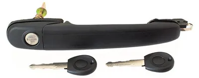 Produktbild von VW Polo III 94-99 H/B Türgriff vorne außen mit Schlüsseln links