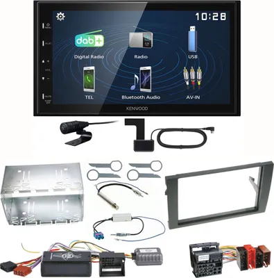 Produktbild von Kenwood DMX129DAB DAB+ Bluetooth USB Einbauset für Seat Exeo Audi A4 B6 B7