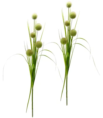 Produktbild von Künstlicher Allium Grasbusch 104 cm – hohe Dekopflanze für Bodenvasen