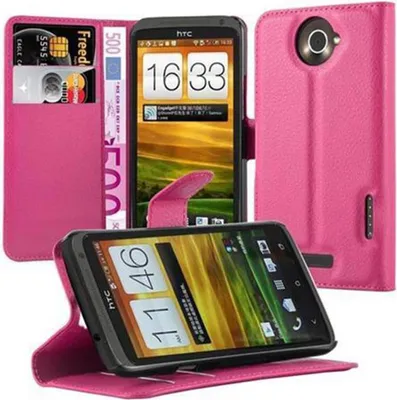 Obrázek produktu pro Cadorabo pouzdro pro HTC ONE X / X+ Protective Cover in Pink Pouzdro na mobilní telefon s magnetickým zavíráním