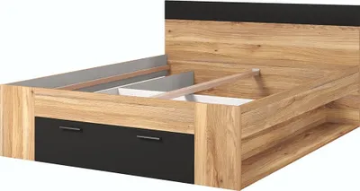 Produktbild von Meublorama HA-BETA-22MW1691*2C/93KG, MDF-Platten, Braun, 1660 mm, 2050 mm, 900 mm, 93 kg
