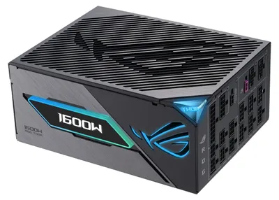 Obrázok produktu pre ASUS ROG -THOR-1600T3-GAMING-EVO, 1600 W, 100 - 240 V, Aktívny, 125 W, 1600 W, 125 W