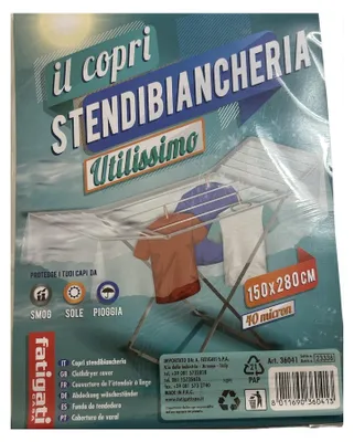 Immagine prodotto di Copertura generica per bucato, impermeabile, ideale per proteggere abiti, proteggere dalla pioggia, coprire il bucato