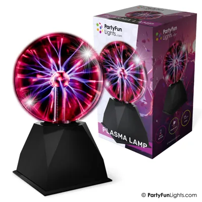 Immagine prodotto di Lampada al plasma PartyFunLights 15 cm con 3 impostazioni, adattatore incluso
