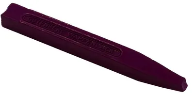 Produktbild von Wappenlack Stange in Meißelform violett VE=20 Stück