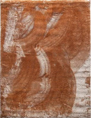 Produktbild von Teppich aus weichem Polyester, 160x220, braun