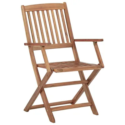 Immagine prodotto di Sedie da Giardino Pieghevoli 8 pz in Legno Massello di Acacia