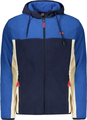 Produktbild von Kapuzensweatjacke mit Stickerei und Kontrastdetails Navy : Größe - XL Größe: XL
