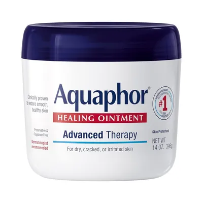 Produktbild von Aquaphor 46226 - Heilsalbe für Babys – Hautschutz- und Pflegecreme, 396 g Dose - 14Oz Gewicht