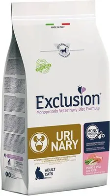 Produktbild von Exclusion Urinary Cat Schwein, Erbse & Reis 1,5 kg Katzentrockenfutter
