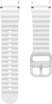Image de Go Go Gadget – Bracelet pour montre connectée – Bracelet en silicone – Compatible avec la Samsung Galaxy Watch 7 – 40 et 44 mm – Blanc