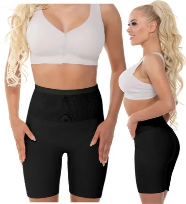 Produktbild von Damen Slip mit Beinen Schwarz L/XL