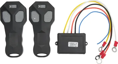 Image de Kit de télécommande de treuil sans fil avec indicateur 75ft Range 12V Anti -interférence Universel pour véhicules