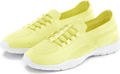 Produktbild von LASCANA Sneaker Slipper, Halbschuh, Slip-On-Sneaker, hellgelb Größe 37