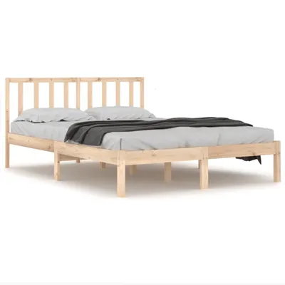 Produktbild von vidaXL Massivholzbett Kiefer 120x190 cm