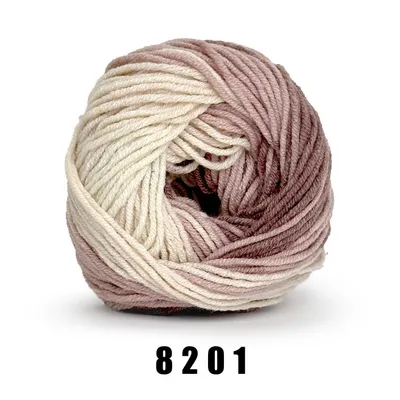 Produktbild von YarnArt Jeans Crazy 8201 Brauntöne