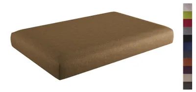 Produktbild von sunnypillow Palettenkissen mit abnehmbarem Bezug Sitzkissen 120x80x15cm Braun