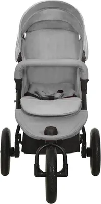 Obrázek produktu pro vidaXL Kočárek Light Grey Steel