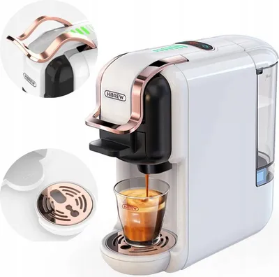 Kapselmaschine Hibrew 5In1, 19 Bar, Nespresso Dolce Gusto Eiskaffee