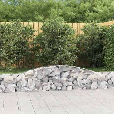 Immagine prodotto di VidaXL Gabbioni 3 pezzi a volta 400x30x40/60 cm in ferro