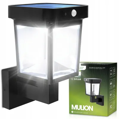 Produktbild von Lumiled Solar LED Wandleuchte Außen mit Bewegungsmelder