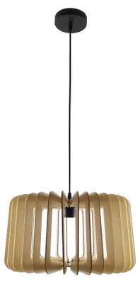 Produktbild von Pendelleuchte MOOD Holz Ø40CM – Nachhaltiges Design, 1-flammig E27 für warmes Ambiente