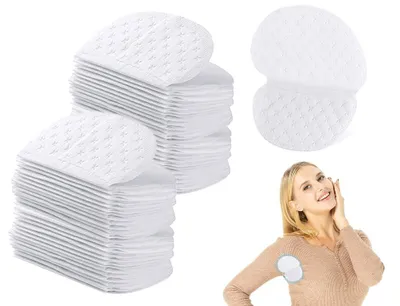 Produktbild von Selbstklebende Unterarmpads zur Schweißabsorption (150 Stück)