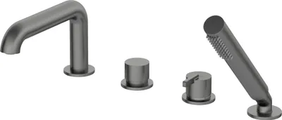 Immagine prodotto di Silia titan Rubinetto per vasca da bagno, 4 fori, con set doccia (BQS_D14M)