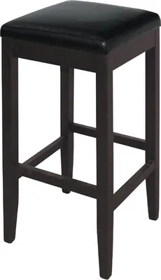 Produktbild von Bolero Barhocker Kunstleder Schwarz,2 Stück