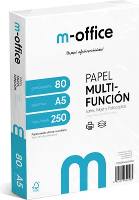 Productafbeelding van A5 Papier, 250 stuks, 80 g, wit