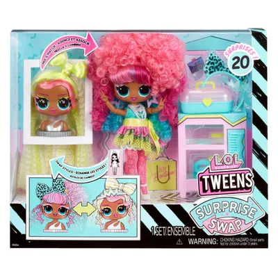 Produktbild von L.O.L. Surprise! L.O.L. Surprise Tweens Surprise Swap Fashion Doll- Curls-2- Crimps Cora, Modepuppe, Weiblich, 4 Jahr(e), Junge/Mädchen, Mehrfarbig