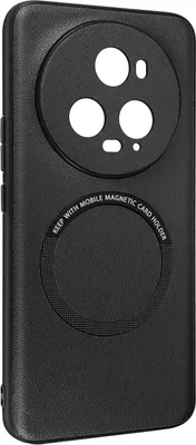 Zdjęcie produktu dla Etui ochronne MagSafe do Honor Magic 5 Pro półsztywne i magnetyczne, czarne