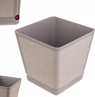 Immagine prodotto di Vaso da fiori KADAX, vaso da fiori, coperchio, alto, 24 cm, beige, con supporto