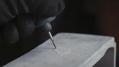 Produktbild von Diamantbestückter Fräser 2,4 mm, konisch/spitz