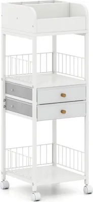 Produktbild von Schminkwagen mit Schubladen und Rollen