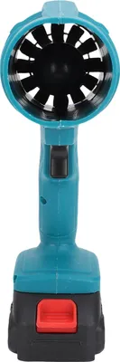 Produktbild von 21-V-Akku-Gebläse, Autotrockner, tragbarer Luftstaubsauger mit 2 wiederaufladbaren Batterien, Laubbläser mit variabler Geschwindigkeit zum Waschen, Reinigen im Freien, Staubwischen, Schneeräumen, Computer und Heimgebrauch, EU-Stecker 220 V