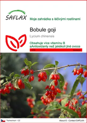 Obrázek produktu pro SAFLAX - bobule goji - Lycium chinensis - 200 Semena