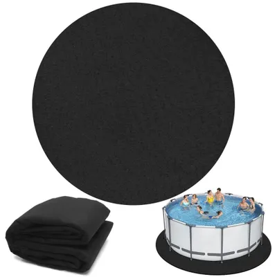 Image de Tapis de sol pour piscine ronde, diamètre 370 cm