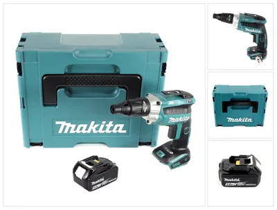 Immagine prodotto di Avvitatore a batteria Makita DFS 251 T1J 18 V brushless + 1x batteria ricaricabile 5,0 Ah + Makpac - senza caricabatterie