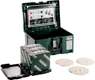Produktbild von Metabo SXE 150-2.5 BL, Plattenschleifer, Schwarz, Grün, 4000 RPM, 10000 RPM, 82 dB, 71 dB