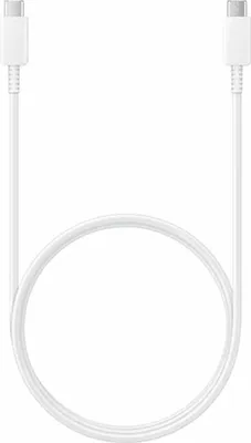 Image de Câble de charge rapide original Samsung 1m USB-C vers USB-C blanc