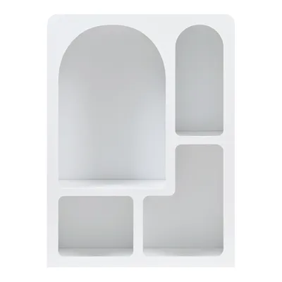 Produktbild von Standregal ‘Vågå’ mit 4 offenen Fächern 80 x 60 x 24 cm Weiß