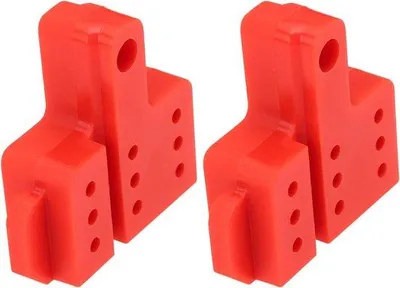 Obrázek produktu pro Sada hydraulických držáků brzdových špalků, červená, pro jízdní kolo