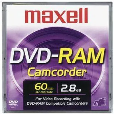 Produktbild von Maxell DVD-RAM 2.8GB 60min, 2.8 GB, DVD-RW, 60 min