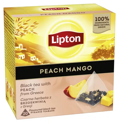 Zdjęcie produktu dla Lipton Piramidki Brzoskwinia Mango 20TB